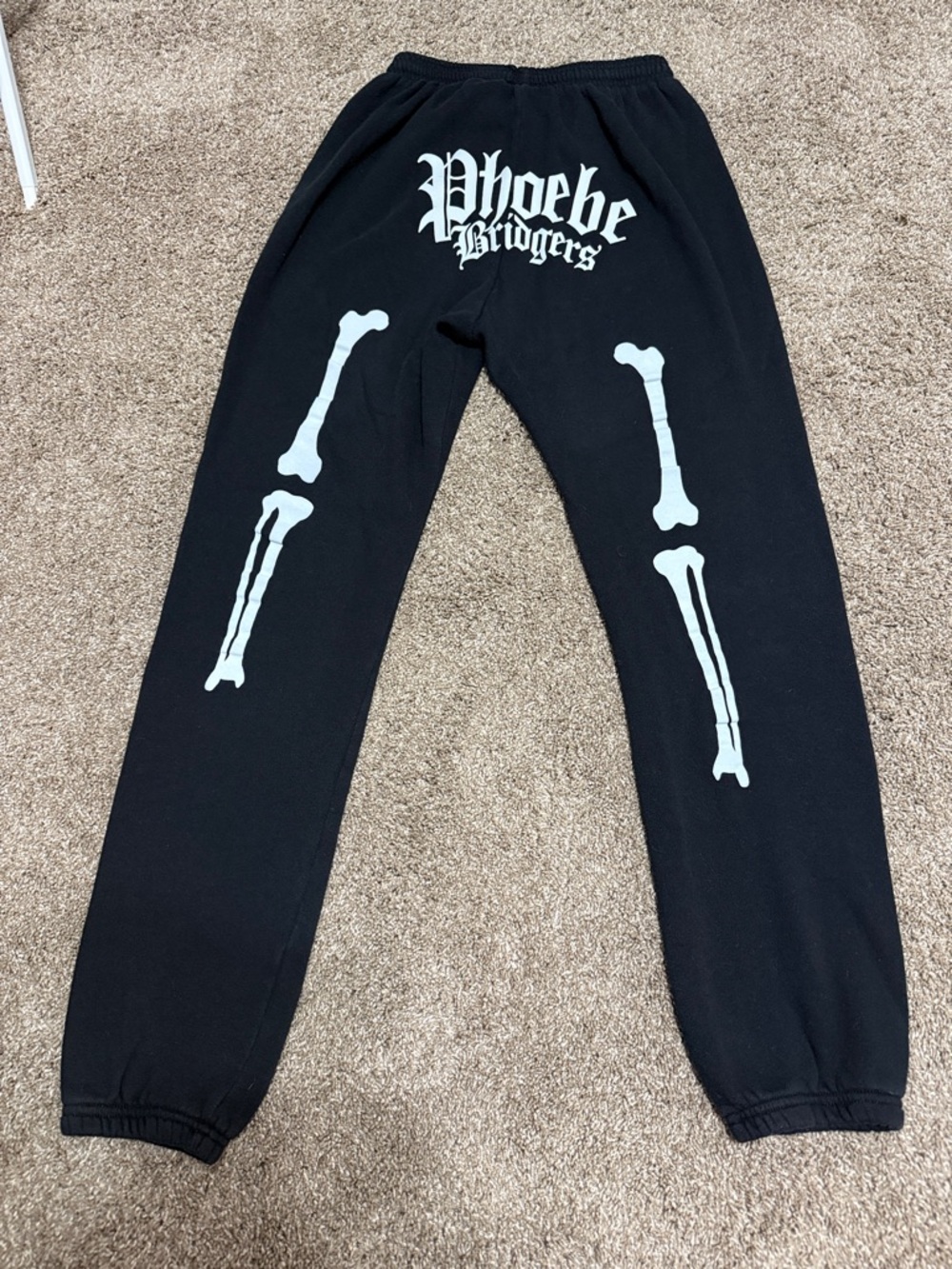 XS Phoebe Bridgers Skeleton Sweatpants